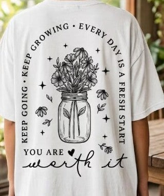 You are Worth it - with pocket