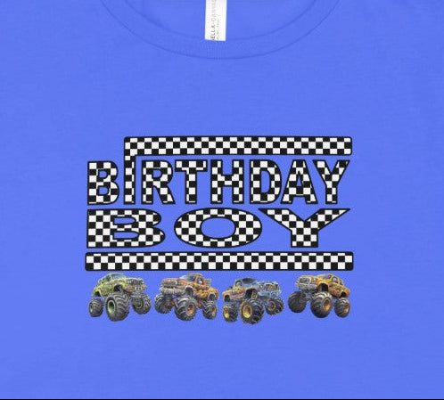 Monster Truck Birthday Boy