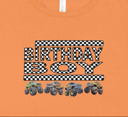 Monster Truck Birthday Boy