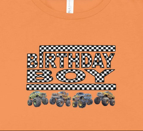 Monster Truck Birthday Boy