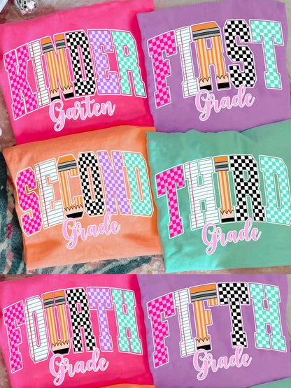 Youth Checkered Pencil Grades (PreK-5th)