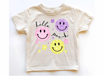 Youth Hello Smiley Face Grades (PreK-4th)