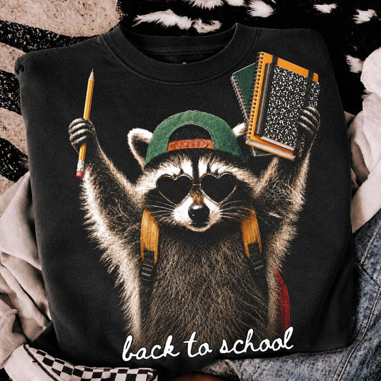 Raccoon Back to School
