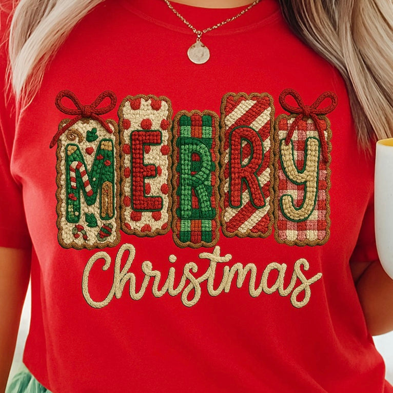 Retro Yarn Merry Christmas