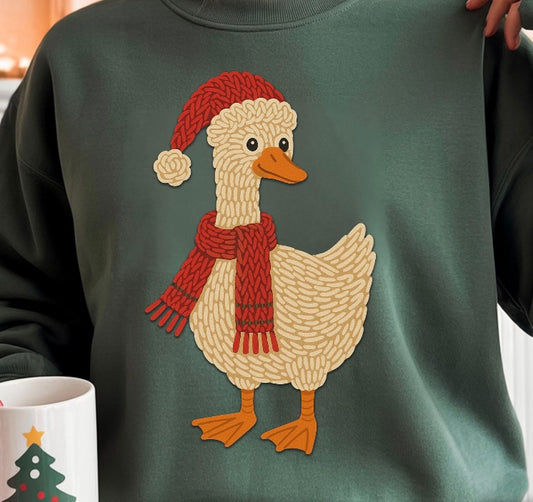 Crochet Christmas Goose