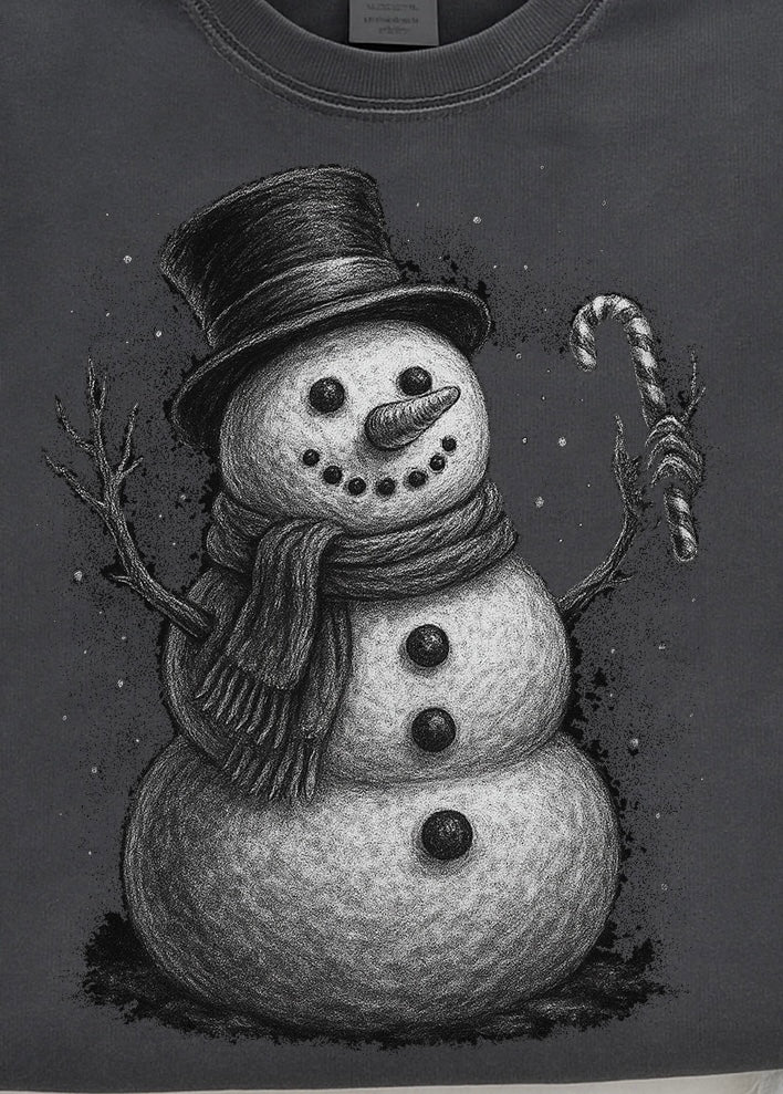 Retro Vintage Snowman