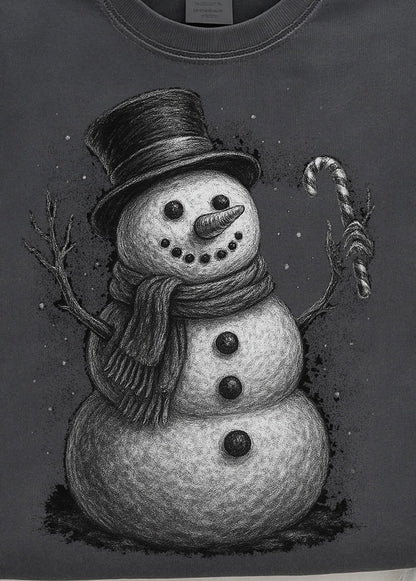 Retro Vintage Snowman