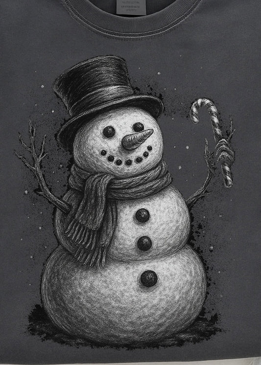 Retro Vintage Snowman