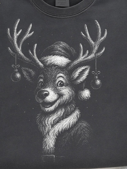 Retro Vintage Reindeer