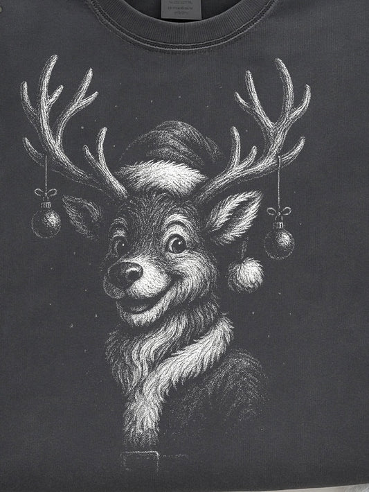 Retro Vintage Reindeer